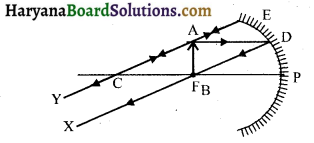 HBSE 10th Class Science Important Questions Chapter 10 प्रकाश-परावर्तन तथा अपवर्तन 19