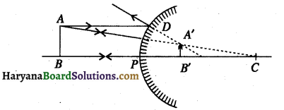 HBSE 10th Class Science Important Questions Chapter 10 प्रकाश-परावर्तन तथा अपवर्तन 5