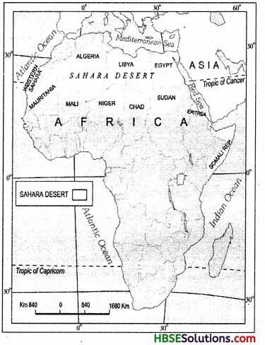 HBSE 7th Class Social Science Solutions Geography Chapter 10 Life in the Deserts 1