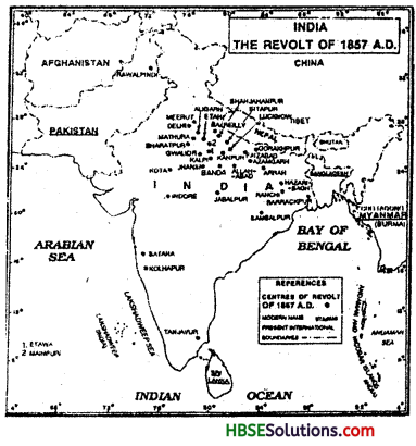 HBSE 8th Class Social Science Solutions History Chapter 5 When People Rebel 1857 and After 2