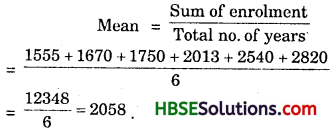 HBSE 7th Class Maths Solutions Chapter 3 Data Handling Ex 3.1 6
