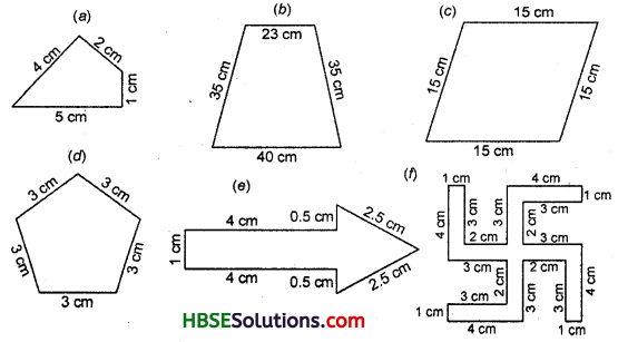 HBSE 6th Class Maths Solutions Chapter 10 Mensuration Ex 10.1 1