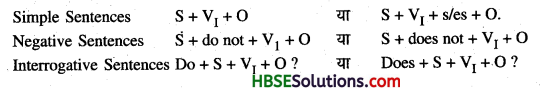 HBSE 9th Class English Grammar Tenses -5
