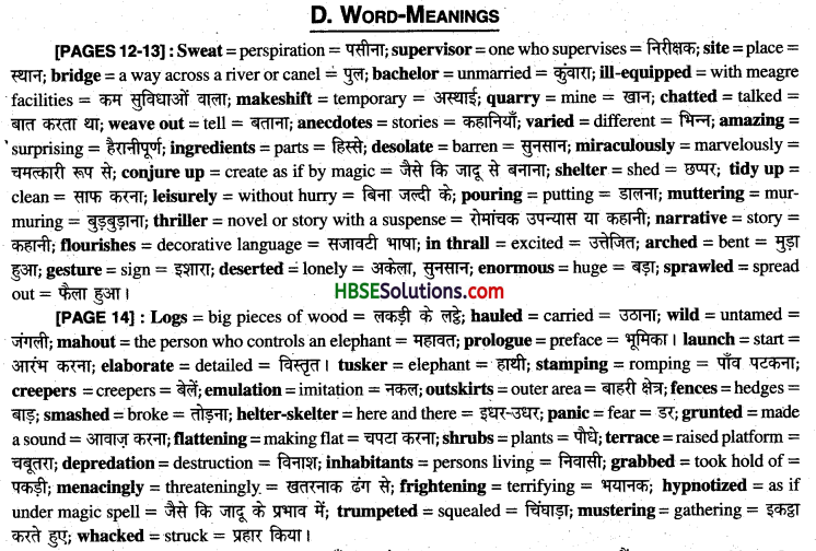 HBSE 9th Class English Solutions Moments Chapter 3 Iswaran the Storyteller-1
