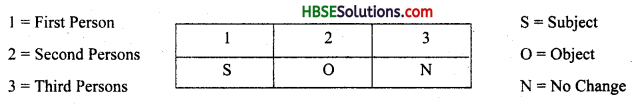 HBSE 10th Class English Grammar Reported Speech -4