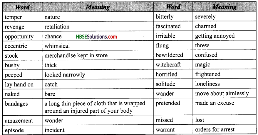 HBSE 10th Class English Solutions Footprints without Feet Chapter 5 Footprints without Feet 2